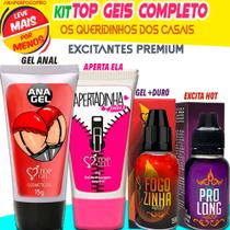 Kit Prolong Premium Sex Shop Lubrificantes Intimos Sexy Protudos Eróticos - Top Gel
