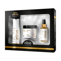 Kit Promo Shampoo, Máscara e Óleo de Reparação Óleo Sublime Eico