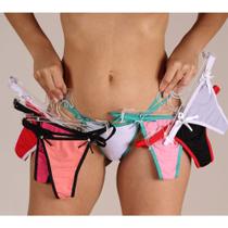 Kit Promocional com 30 Calcinhas Fio Dental Divertidas - By Sex Lingerie