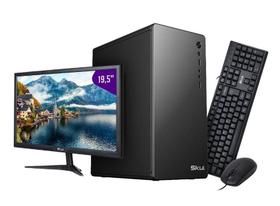 Kit Promocional Computador Skul Core I5 3470 8Gb Ddr3 Ssd 128Gb Fonte 200W Linux + Monitor Skul 19,5 + Teclado E Mouse