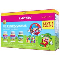 Kit Promocional Lavitan Kids Leve 3 Pague 2 Comp Mástigaveis