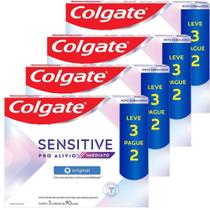 Kit Promocional Leve 12 Pague 8 Creme Dental Colgate Sensit Pró Alivio Imediato 90g