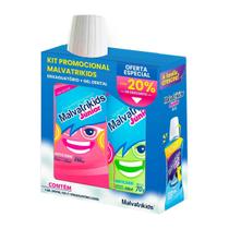 Kit Promocional Malvatrikids Enxaguante Bucal Júnior 250ml + Pasta de Dente Júnior 70g