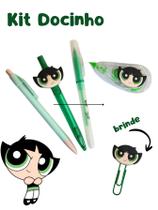 Kit promocional Meninas Super Poderosas Docinho Lindinha Florzinha presente dia dos professores