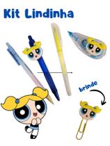 Kit promocional Meninas Super Poderosas Docinho Lindinha Florzinha presente dia dos professores