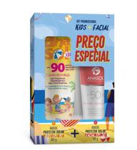 Kit Promocional Protetor Kids Fps90 + Protetor Fps50 Anasol