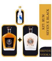 Kit Promocional - Rum Black Sea + Seven Seas - Vodka de brinde