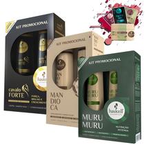 Kit Promopack Haskell Mandioca, Murumuru e Cavalo 500ml