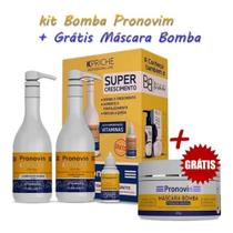 Kit Pronovin Crescimento Kpriche Ganha Mascara Bomba - Kpriche Professional Line