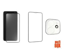 Kit Proteção 3 EM 1: Película 3D Vidro + Película Cerâmica Fosca + Película Câmera Traseira Para Iphone 11 Kit Proteção 3 EM 1: Película 3D Vidro + Película Cerâmica Fosca + Película Câmera Traseira Para Iphone 11