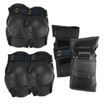 Kit Proteção Adulto Spin Skate Patins Joelheira Cotoveleira