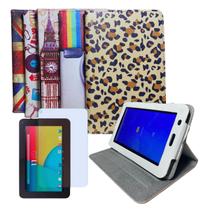 Kit Proteção: Capa c/ Suporte p/ Tablet M7 WIFI M7s Go Lite + Película - Commercedai