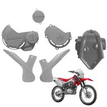 Kit Proteção Crf 230 Protetor Quadro + Tampas Motor Biker