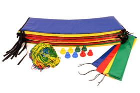 Kit Proteção de Molas Rede de Proteção Capa para Isotubo e Ponteira Cama Elástica 4,27m 4,30m 4,40