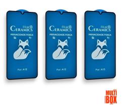 Kit Proteção de Tela Com 3 Películas De Cerâmica Fosca Privacidade Para Samsung Galaxy A15