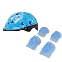 Kit Proteção Infantil Capacete + Joelheira + Cotoveleiras - Cks