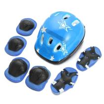 Kit Proteção Infantil com Capacete e Joelheiras para Bike, Skate e Patinete Kit Proteção Infantil com Capacete e Joelheiras para Bike, Skate e Patinete