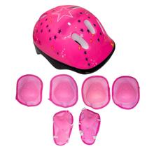 Kit Proteção Infantil Estrela Rosa 7 Peças
