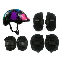 Kit Protecao Infantil Patins Skate Bicicleta Rolle Crianca Kit Protecao Infantil Patins Skate Bicicleta Rolle Crianca