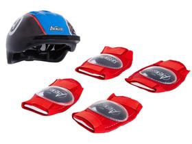 Kit Proteção Infantil Patins Skate e Bicicleta - Multikids BR1166 Kit Proteção Infantil Patins Skate e Bicicleta - Multikids BR1166