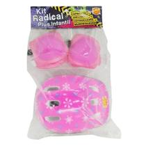 Kit Proteção Infantil Rosa - DM Toys