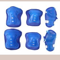 KIT Proteção Infantil Skate Bike Patins Patinete Joelheira
