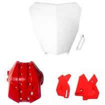 Kit Proteção Motor Quadro Number Plate Biker Honda Crf 250f