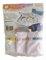 Kit Proteção para Lavagem De Roupas Saquinho 3 Unidades Tamanho P/M/G Kit Proteção para Lavagem De Roupas Saquinho 3 Unidades Tamanho P/M/G