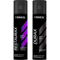 Kit Proteção Para Plasticos Externo e Pneus Restaurax Aerossol Durax Vonixx Kit Proteção Para Plasticos Externo e Pneus Restaurax Aerossol Durax Vonixx