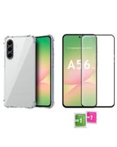 Kit Proteção Para Samsung Galaxy A56 5G Capa Capinha TPU + Película 3D 9D Vidro