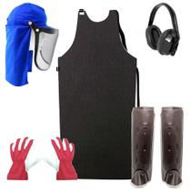 Kit Proteção Segurança Para Jardineiro Operador De Roçadeira Kit Proteção Segurança Para Jardineiro Operador De Roçadeira