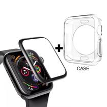 Kit Proteção Smartwatch Película De Gel 3D + Case 42/44mm - KG