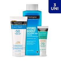 Kit Proteção Solar e Hidratação Corporal para Pele Oleosa Clara