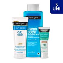 Kit Proteção Solar e Hidratação Corporal para Pele Oleosa Morena