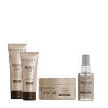 Kit Protect Care Completo Shampoo + Condicionador + Máscara 240g + Óleo 30ml Hidratação, Nutrição e Reparação Capilar Kit Protect Care Completo Shampoo + Condicionador + Máscara 240g + Óleo 30ml Hidratação, Nutrição e Reparação Capilar