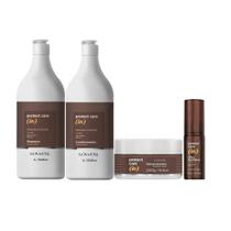 Kit Protect Care In Nutrição Profunda Sh + Cond 1 Litro + Más 240g + óleo 30ml Lowell
