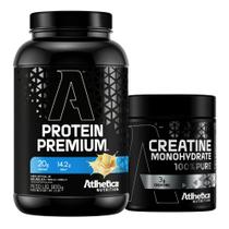 Kit Protein Whey Isolado Baunilha 900g Creatina - Atlhetica