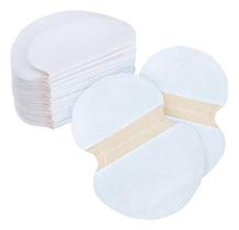Kit Protetor Axilas Anti Suor Confortável Higiênico 25 Pares Cor Branco