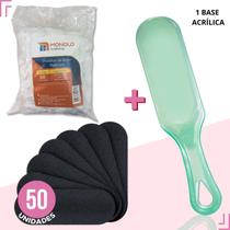 Kit Protetor Bacia + Refil Lixa + Base Acrílico Descartável Pedicure Kit Protetor Bacia + Refil Lixa + Base Acrílico Descartável Pedicure