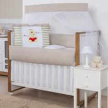 Kit Protetor Berço Americano Enxoval 9 Peças Menina Menino