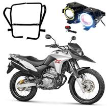 Kit Protetor Carenagem + U7 Angel Eye Honda XRE 300 2018 2019 2020 2021 2022
