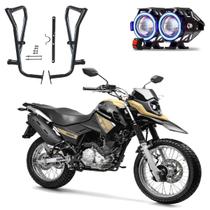 Kit Protetor Carenagem + U7 Angel Eye XTZ 150 Crosser 2014 2015 2016 2017 2018 2019 2020 2021