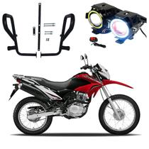 Kit Protetor Carenagem + U7 Angel NXR 125 Bros Premium 2003 2004 2005 2006 2007 2008 2009 2010 até 2015