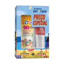 Kit Protetor Corporal Anasol Kids FPS90 100g + Facial FPS50 60g
