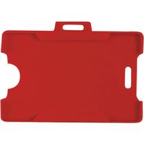 Kit Protetor Crachá Plástico Vermelho 54 X86 Mm Caixa Com 50