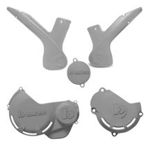 Kit Protetor Crf 230 Tampas Do Motor + Quadro Proteção B Cin
