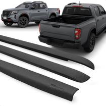 Kit Protetor de Borda Aba Lateral e Tampa Traseira da Caçamba Frontier Cabine Dupla 2023 a 2025