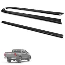 Kit Protetor de Borda Hilux CD 2016 a 2025 Lateral e Tampa Caçamba - GENERAL CAR - KIT-61236