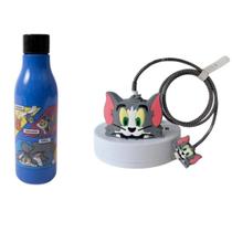 Kit Protetor De Cabo Usb Tom + Garrafa Térmica 500ml Tom