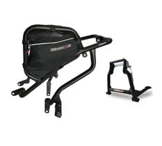 Kit Protetor de Carenagem COM Bolsa Direita + Cavalete Central Modelo Coyote - NC 700 / NC 750 X até 2021 - Honda